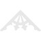 Ekena Millwork Pitch Riley Architectural Grade PVC Gable Pediment, 48"W x 24"H x 1"P (12/12) GPP048X024X100RIL - alternate 3